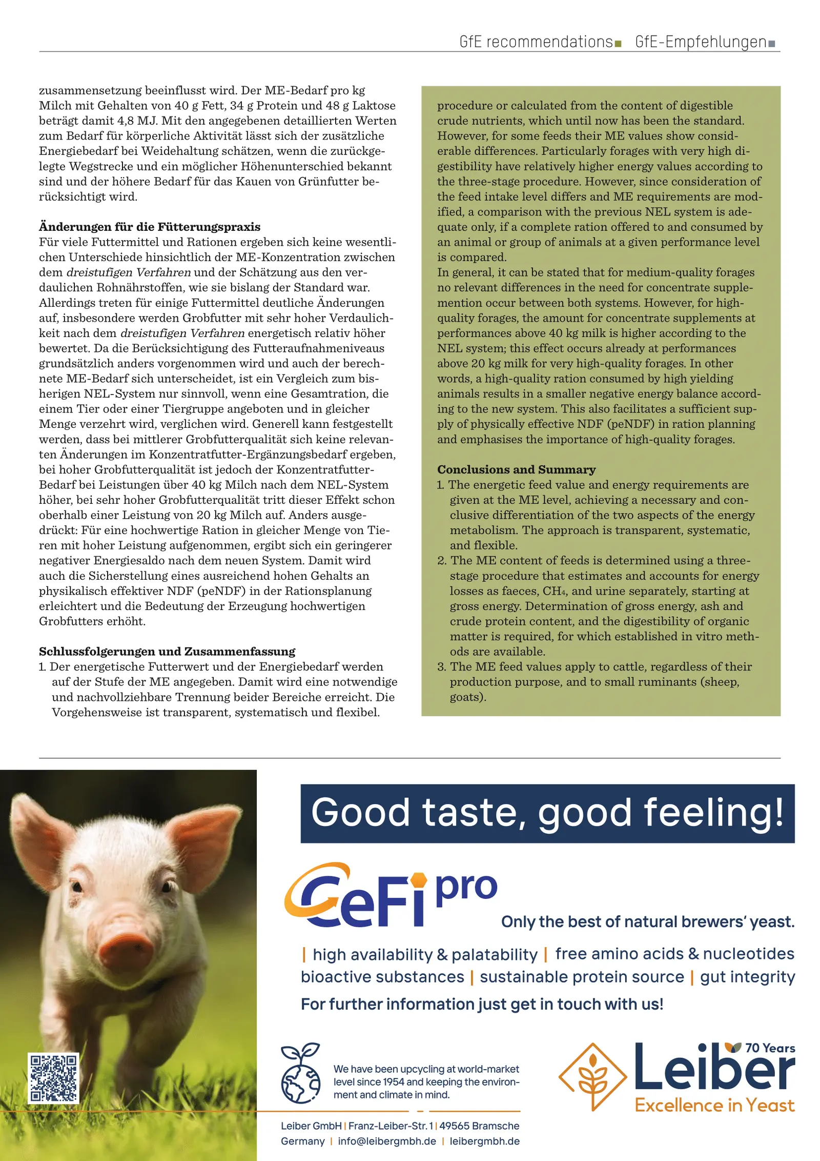 Energiebedarf der Milchkuh, in FeedMagazine/Kraftfutter 7-8/2024, Seite 4
