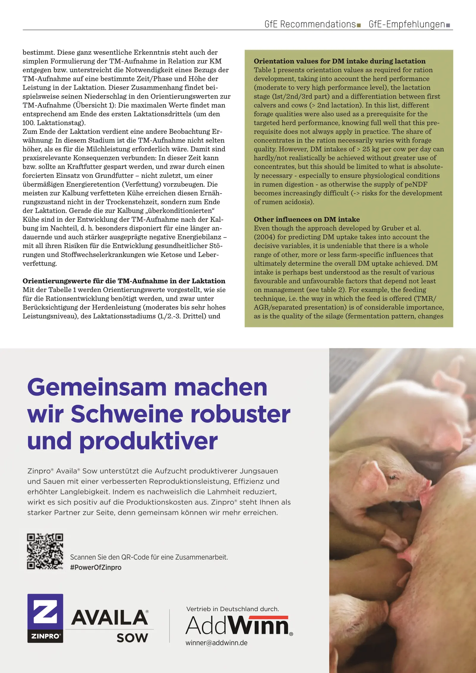 Die Futteraufnahme von Milchkühen, FeedMagazine/Kraftfutter 9-10/2024, Seite 5