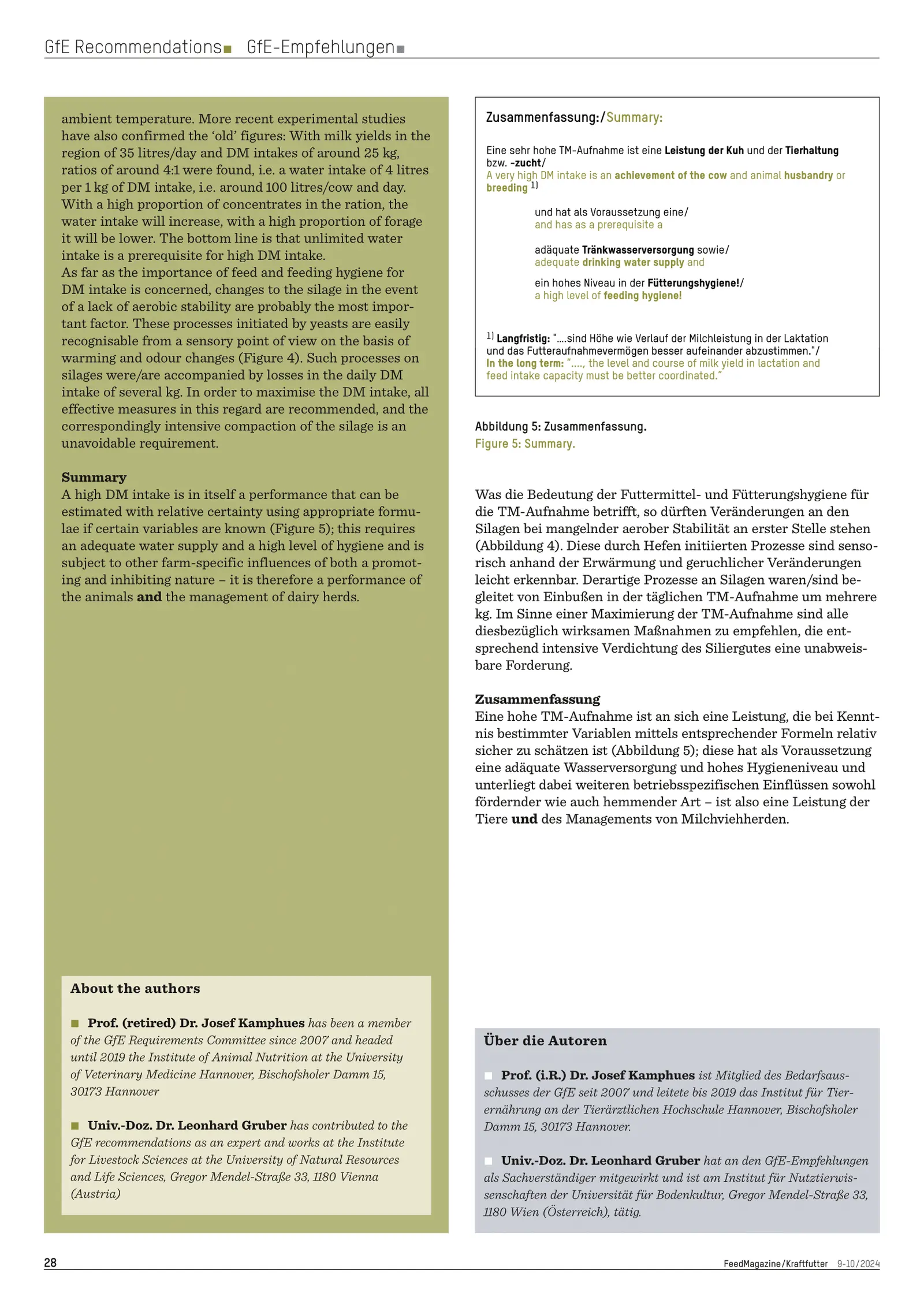 Die Futteraufnahme von Milchkühen, FeedMagazine/Kraftfutter 9-10/2024, Seite 8