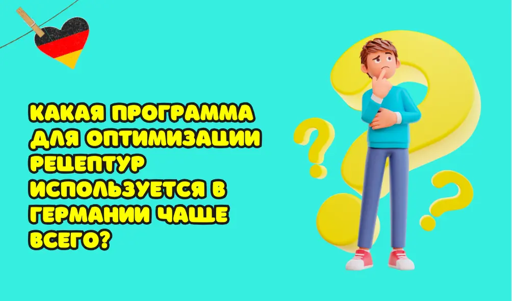 Какая программа для оптимизации рецептур используется в Германии чаще всего?